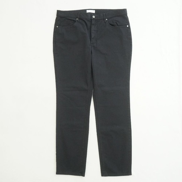 Everlane Mens Twill 5 Pocket Black Casual Pants Size 38x32 Cotton Stretch Blend - Picture 1 of 10